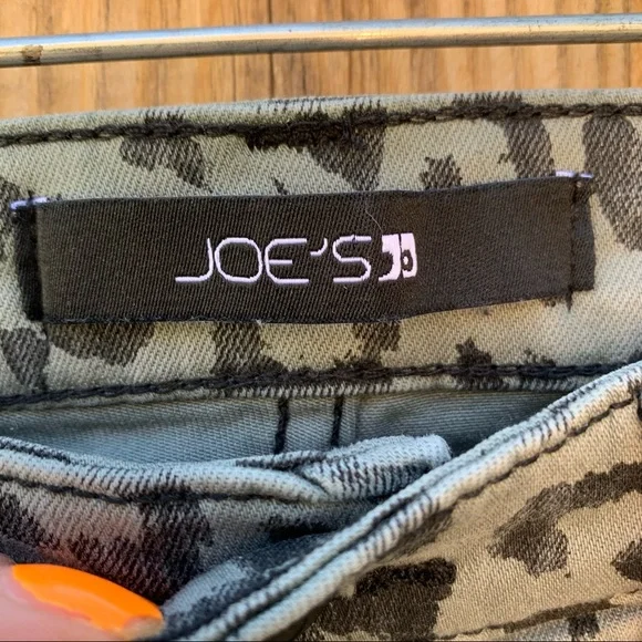Joe's Leopard Print High Rise Skinny Jeans | 27 - Picture 4 of 12